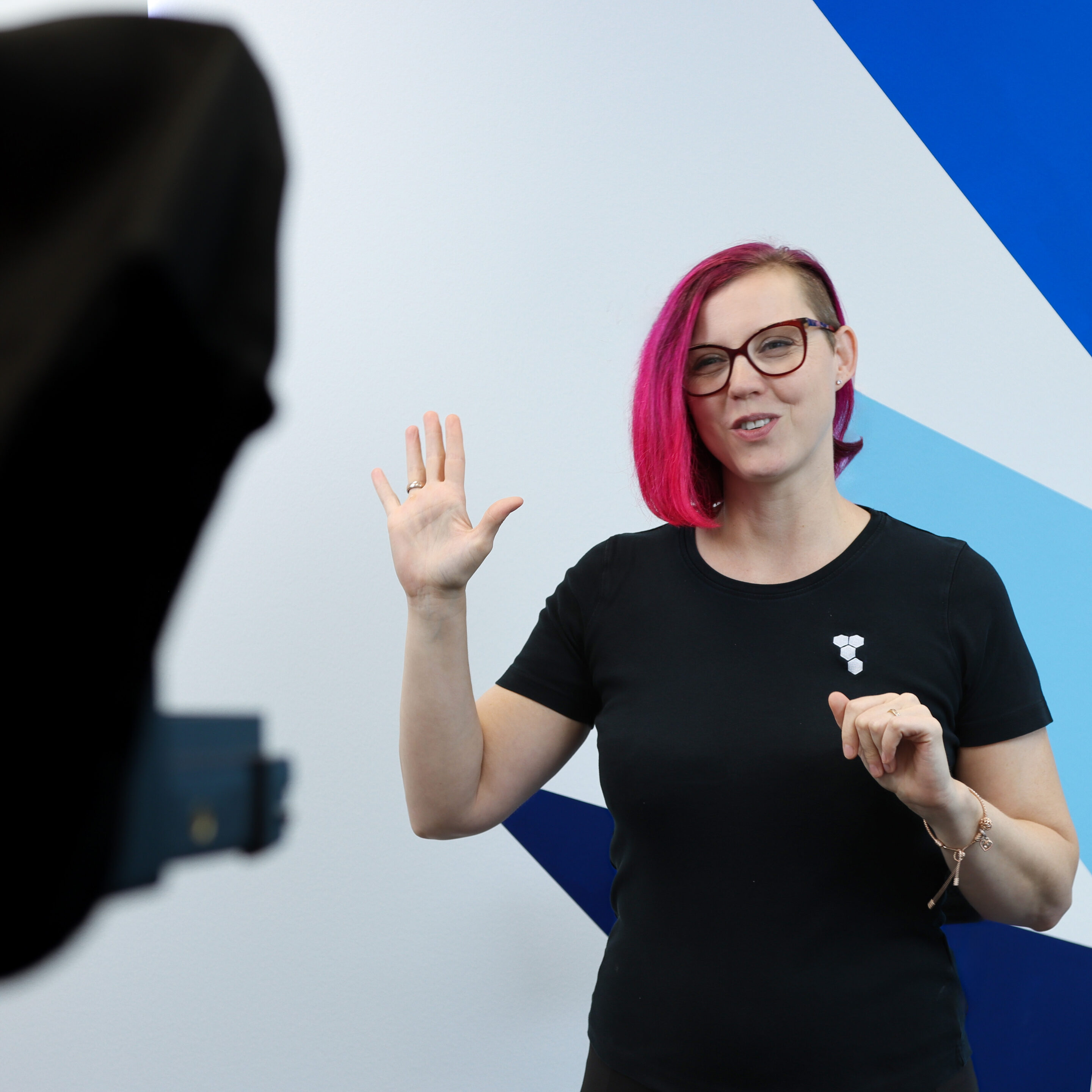 Michaela in the webinar “Formative Evaluation Done Right: When to Test and What to Learn”